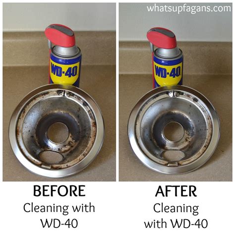 clean gas stove pans